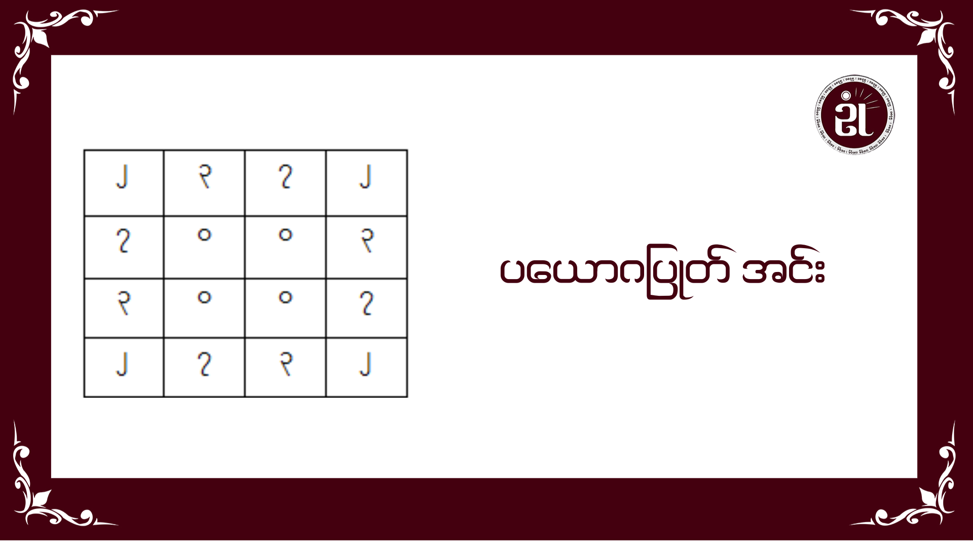 ပယောဂပြုတ် အင်း